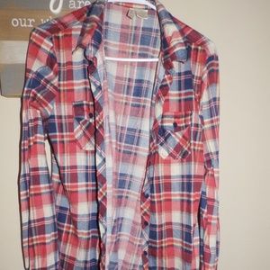 Red white and blue Flannel